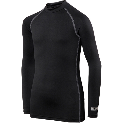 Rhino Boys Long Sleeve Quick Drying Turtleneck Baselayer Top 5-6 Years (Chest 22')