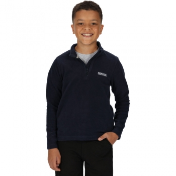 Regatta Boys & Girls Hot Shot II Lightweight Half Zip Fleece Top 5-6 Years - Chest 59-61cm (Height 110-116cm)