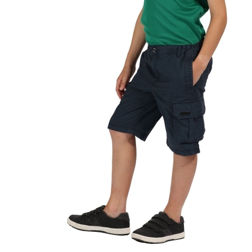 Regatta Boys Shorewalk Camoflauge Cotton Twill Shorts 5-6 Years - Waist 55-57cm (Height 110-116cm)