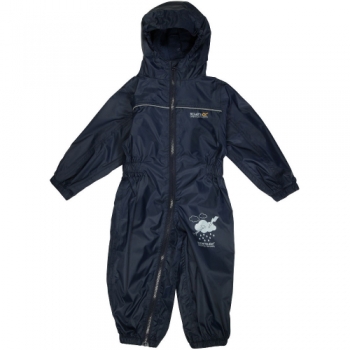 Regatta Boys Puddle IV Full Zip Lightweight Waterproof Baby Bodysuit 60-72 Months (110-116cm)