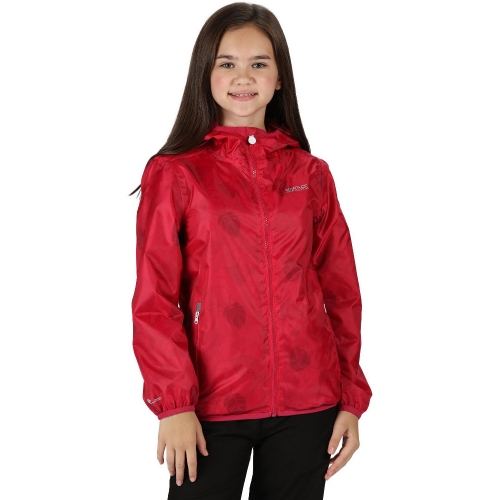 Regatta Boys & Girls Printed Lever Waterproof Breathable Jacket 14 Years