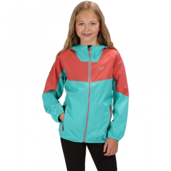 Regatta Boys & Girls Deviate II Hooded Waterproof Jacket 5-6 Years - Chest 59-61cm (Height 110-116cm)