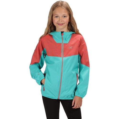 Regatta Boys & Girls Deviate II Hooded Waterproof Jacket 5-6 Years - Chest 59-61cm (Height 110-116cm)