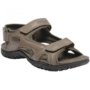 Regatta Mens Haris Three Strap Faux Leather Walking Sandals UK Size 11 (EU 46)