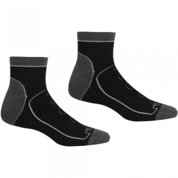 Regatta Mens Samaris Trail Padded Wicking Walking Socks UK Size 6-8