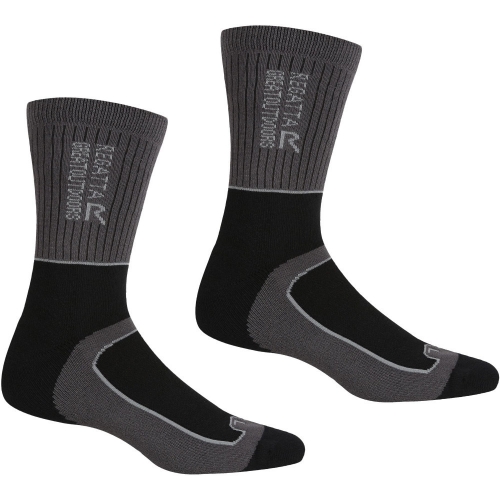 Regatta Mens Samaris 2 Season Coolmax Wicking Walking Socks UK Size 6-8