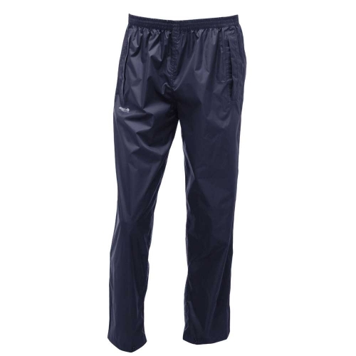 Regatta Mens Pack It Waterproof Overtrousers Navy XS - Waist 28-30' (71-76cm)