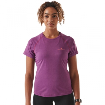 Ron Hill Womens Everyday Breathable Relaxed Fit T Shirt UK 14 - Bust 36.5-39.5' (93-100cm)