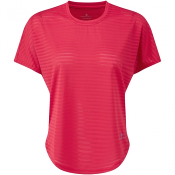 Ron Hill Womens Momentum Flow Breathable Relaxed Fit T Shirt UK 10 - Bust 32.5-34.5' (83-88cm)