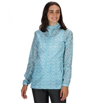 Regatta Womens Printed Pack It Waterproof Packable Jacket 12 - Bust 36' (92cm)