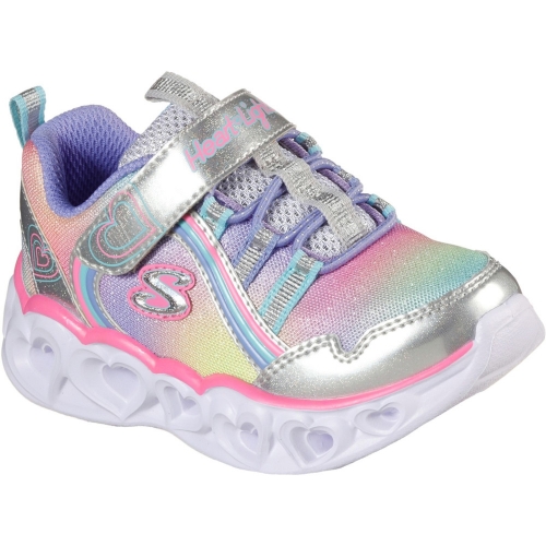 Skechers Girls Heart Lights Rainbow Lux Sport Trainers UK Size 5 (EU 22)