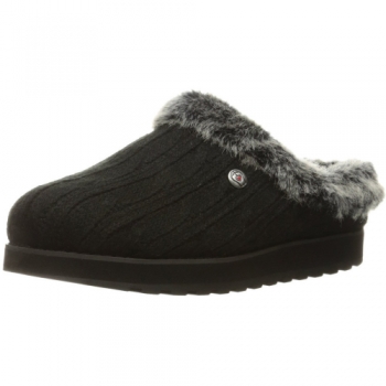 Skechers Womens/Ladies Keepsakes - Ice Angel Fluffy Trim Mule Slippers UK Size 3 (EU 36, US 6)