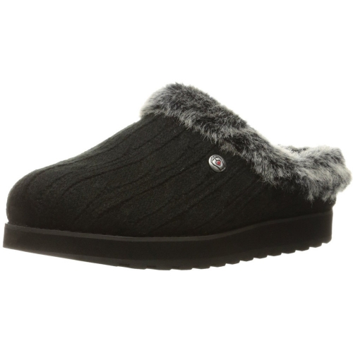 Skechers Womens/Ladies Keepsakes - Ice Angel Fluffy Trim Mule Slippers UK Size 5 (EU 38, US 8)