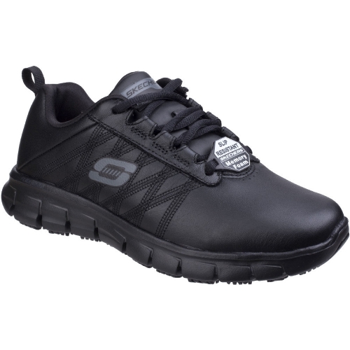 Skechers Womens/Ladies Sure Track Erath Slip Resistant Leather Shoes UK Size 7 (EU 40, US 10)