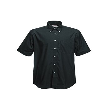 Fruit Of The Loom Mens Short Sleeve Oxford Shirt