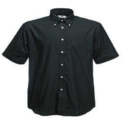 Fruit Of The Loom Mens Short Sleeve Oxford Shirt