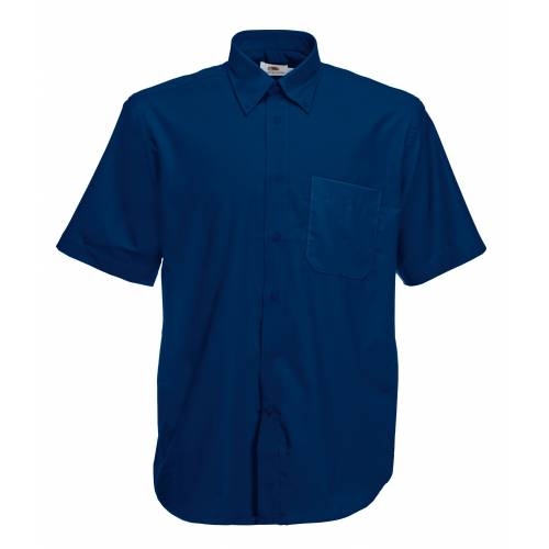 Fruit of the Loom Mens Short Sleeve Oxford Shirt