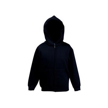 Fruit Of The Loom Kids Zip Through Hooded Sweatshirt