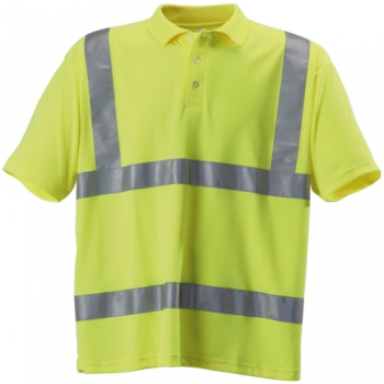 Regatta Hardwear Mens High Visibility Reflective Workwear Polo Shirt XL - Chest 43-44' (109-112cm)