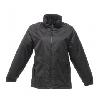 Regatta Womens Hudson Waterproof Fleece-Lined Jacket Black