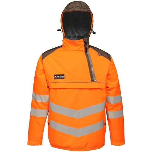 Tactical Threads Mens Hi Vis Waterproof Workwear Jacket 3XL - Chest 49-51' (124.5-129.5cm)