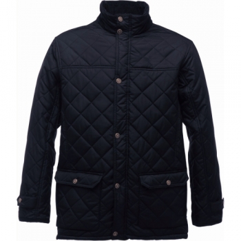 Regatta Mens Tyler Quilted Jacket TRA441 Black