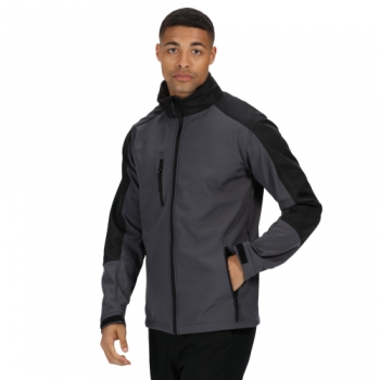 Regatta Mens Hydroforce Waterproof Breathable Work Softshell Jacket M - Chest 39-40' (99-101.5cm)