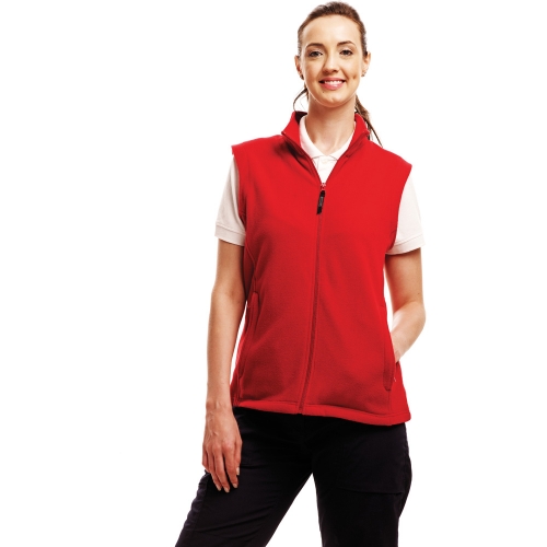 Regatta Ladies Micro Fleece Bodywarmer Gilet TRA802 Red