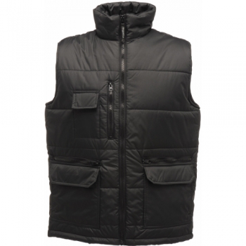 Regatta Mens Steller Ripstop Bodywarmer Gilet TRA803 Black