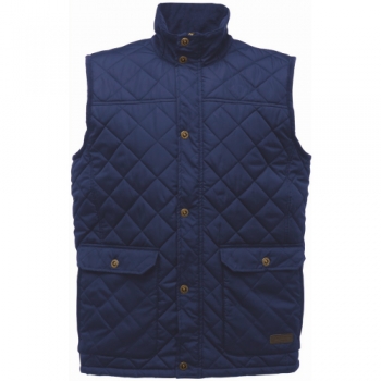 Regatta Mens Tyler Quited Bodywarmer Gilet TRA810 Navy