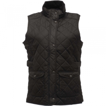 Regatta Ladies Tarah Quilted Bodywarmer Gilet TRA811 Black