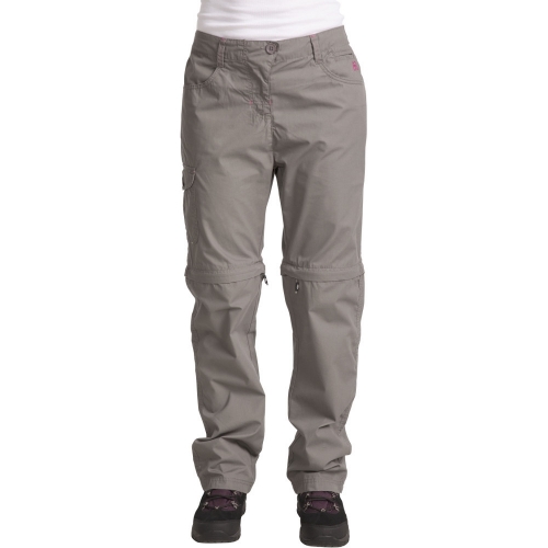 Trespass Womens/Ladies Rambler Polycotton Zip Off Convertible Trousers 14/L - Waist 32' (81cm), Inside Leg 30.5'