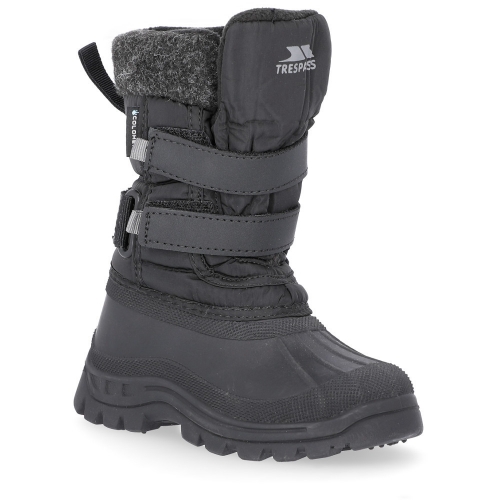 Trespass Boys Strachan II Insulated Waterproof Fleece Lined Snow Boots UK Size 1 (EU 33, US 2)