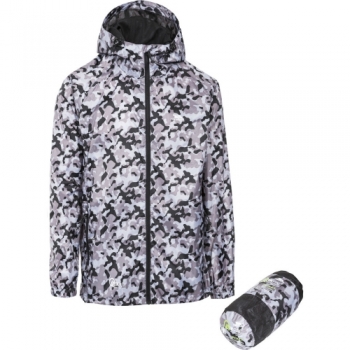 Trespass Mens & Womens/Ladies Waterproof Qikpac Print Packaway Jacket XS - Chest 32-34' (83-88cm)