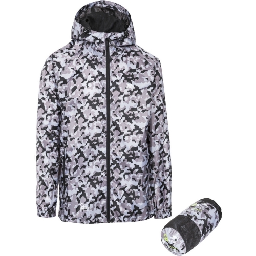 Trespass Mens & Womens/Ladies Waterproof Qikpac Print Packaway Jacket XS - Chest 32-34' (83-88cm)