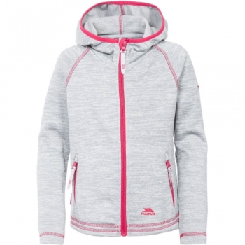 Trespass Girls Goodness Polyester Full Zip Hooded Fleece Jacket 11-12 years - Height 59', Chest 31' (79cm)