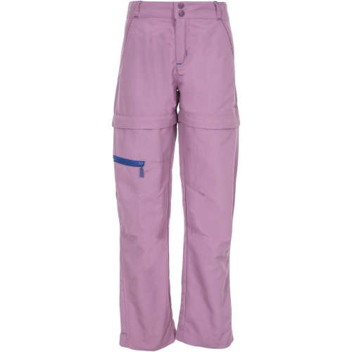 Trespass Girls Defender Adventure Turn Up Zip Off Trousers 2-3 - Chest 21' (Chest 53cm)