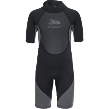 Trespass Boys Scuba Neoprene Short Sleeve 3mm Short Wetsuit 7-8 - Chest 26' (Chest 66cm)