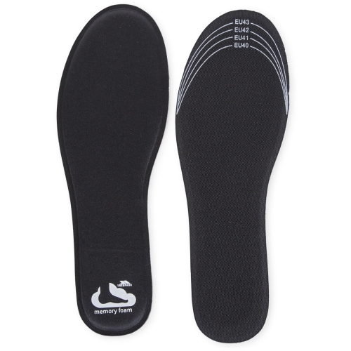 Trespass Memsole Memory Foam Comfort Shoe Insoles UK Size 3-6, (EU 35-39)