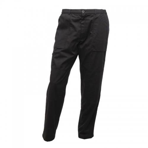 Regatta Mens New Lined Water Repellent Action Trousers (Short Leg) Black