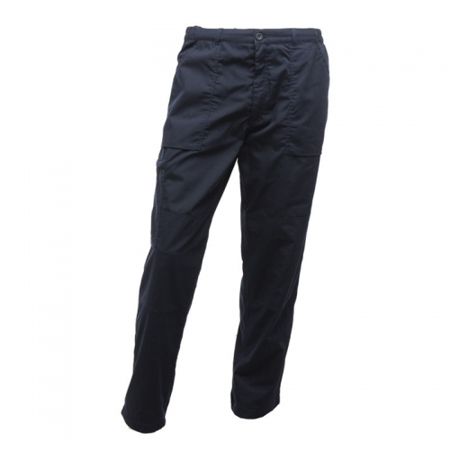 Regatta Mens New Lined Water Repellent Action Trousers (Short Leg) Navy