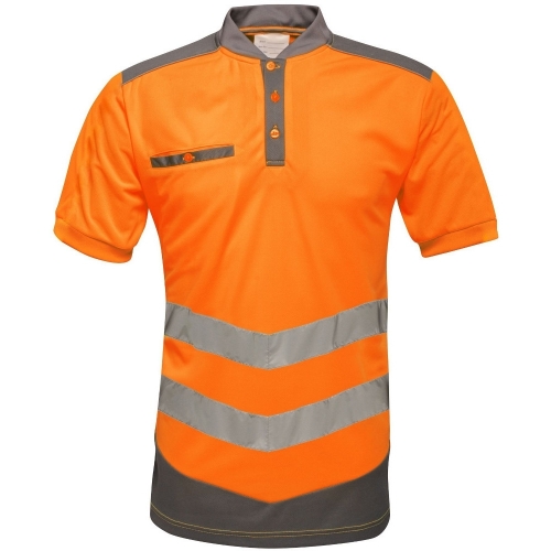 Tactical Threads Mens Hi Vis Quick Dry Workwear Polo Shirt 3XL - Chest 49-51' (124.5-129.5cm)