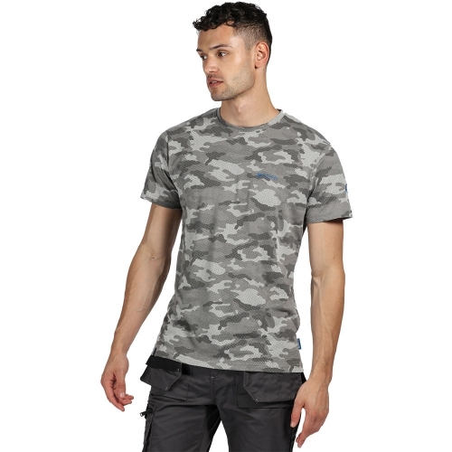 Tactical Threads Mens Dense Camouflage Smart Jersey T Shirt 3XL- Chest 50' (127cm)