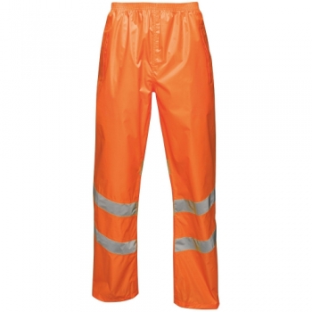 Regatta Mens Hi Vis Pro Packaway Waterproof Work Trousers M - Chest 39-40' (99-101.5cm)