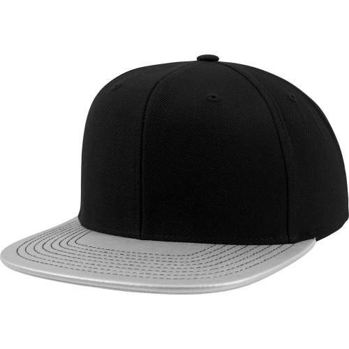 Flexfit by Yupoong Mens Premium Wool Metallic Visor Snapback Cap One Size