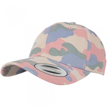 Flexfit by Yupoong Mens Low Profile Cotton Camo Baseball Cap One Size