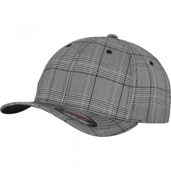 Flexfit by Yupoong Mens Flexfit Glen Check Baseball Cap Large / Extra Large (58-61cm)