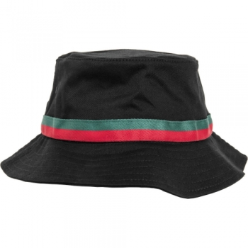 Flexfit by Yupoong Mens Stripe Fishing Bucket Hat One Size