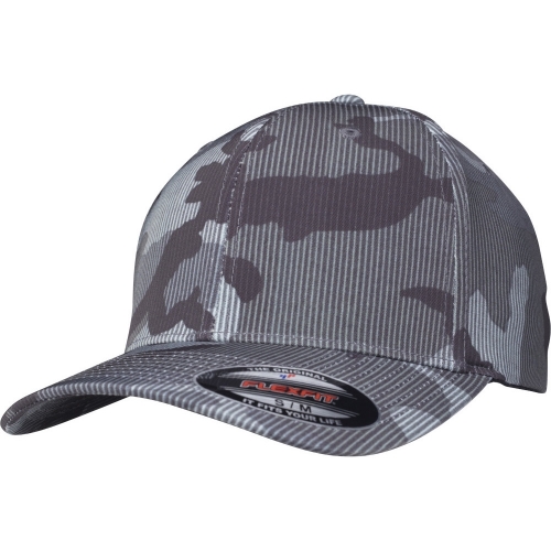 Flexfit by Yupoong Mens Flexfit Camo Stripe Baseball Cap Large / Extra Large (58-61cm)