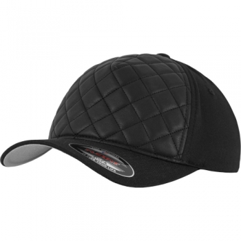 Flexfit by Yupoong Mens Diamond Quilted Flexfit Baseball Cap Small / Medium (55-58cm)